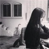 戴帽头像 女生 就这样傻傻的等你。2017黑白色女