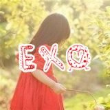 微信高清女生头像 带字EXO的个性女生微信头像