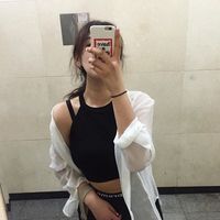 女生的简约的个性的头像