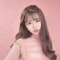 韩范活泼可爱头像女生空气刘海 