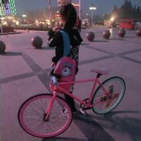 微信头像女生带字自行车 微信头像女生自行车