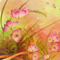 彩色晶莹的花儿 彩色晶莹的花儿