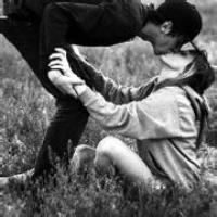 原宿风黑白情侣头像 原宿风情侣头像