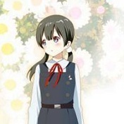 动漫情侣头像一男一女看过花开和花谢