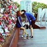 搞笑情侣头像一对两张一左一右情侣头像 我爱你