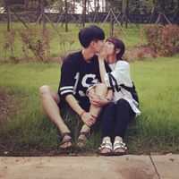 时尚的简约情侣头像