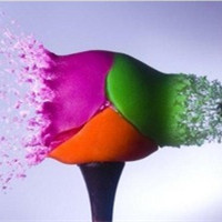 创意非常有个性的微信头像 被子弹击中的瞬间定