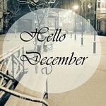 你好十二月带文字的风景图片 hello December