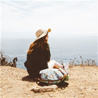 爱上那个草帽女孩 森系小清新草帽