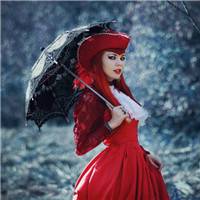 我活在暗黑童话 哥特风森系少女头