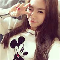 这是我的态度 认真生活剪刀手女