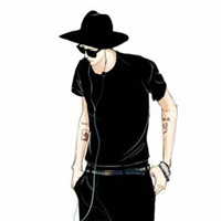 这也是墨镜头像 手绘墨镜帅哥头