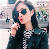 一条道走到黑 时尚戴墨镜美女头