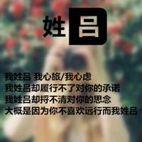 我姓吕微信头像_关于姓氏吕字头像