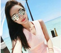恋上墨镜的高冷女神墨镜美女微信头像