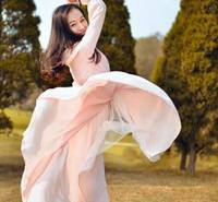 我花费了半生情长唯美意境长裙女生头像