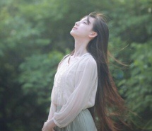 一笺心语，清茶飘香森系女生头像