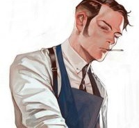 望穿秋色凝波    卡通男生头像