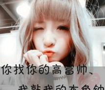 你找你的高富帅我敲我的木鱼钟