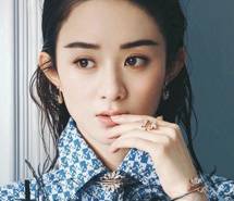 赵丽颖最新时尚杂志写真高清手机壁纸图片