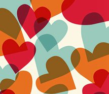 小清新彩色平铺图案手机壁纸