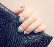 2017时尚简单潮流美甲图片