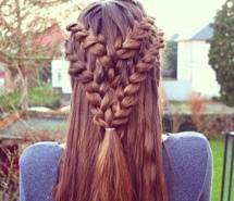 气质女生编发发型唯美图片 气质女生编发发型唯美图片