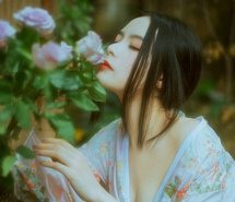 唯美古风美女写真电脑壁纸高清