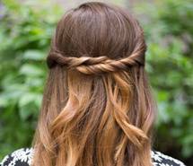 简单时尚潮流发型编发