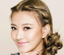 简单优雅的长发编发