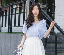 韩国美女示范穿搭