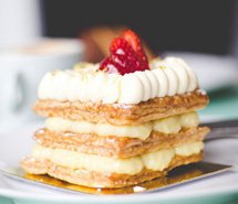 可口蛋糕精致甜美清新图片 微信背景图片