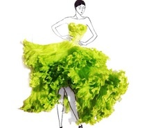 来自自然的灵感 鲜花服装设计创意图片 来自自然的灵感 鲜花服装设计创意图片