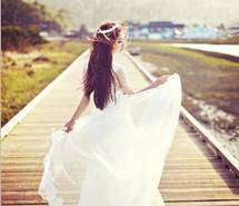 唯美新娘清新意境婚纱礼服唯美图片