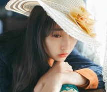 文艺美女时尚写真高清电脑壁纸