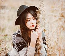 冬之记忆  清新美女伤感写真