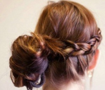 唯美花苞头编发 唯美花苞头编发