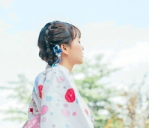 小清新和服少女日系写真高清桌面壁纸