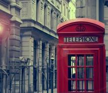 欧美电话亭电脑桌面壁纸