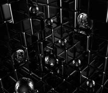 黑色炫酷3D桌面壁纸
