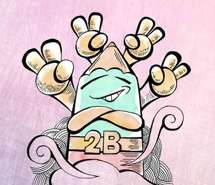 铅笔贱创意文字手机壁纸