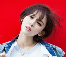 古力娜扎街拍写真壁纸