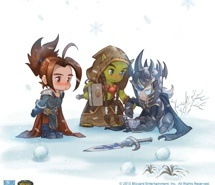 《魔兽世界》Q版卡通桌面壁纸