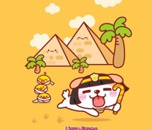 秋田君环游世界卡通壁纸