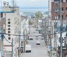 日本北海道小城小樽夏季风景图手机壁纸