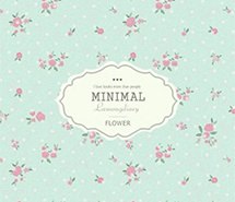 唯美田园风小碎花女生手机壁纸