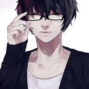 戴眼镜文艺男子
