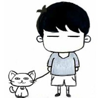 女友牵兔我遛猫
