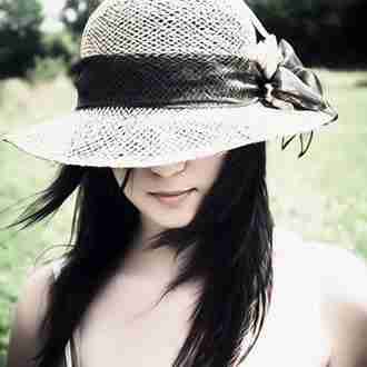 夏天草帽美人 夏天草帽美人