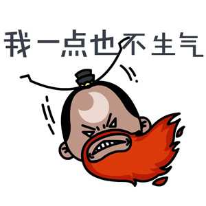 我一点也不生气